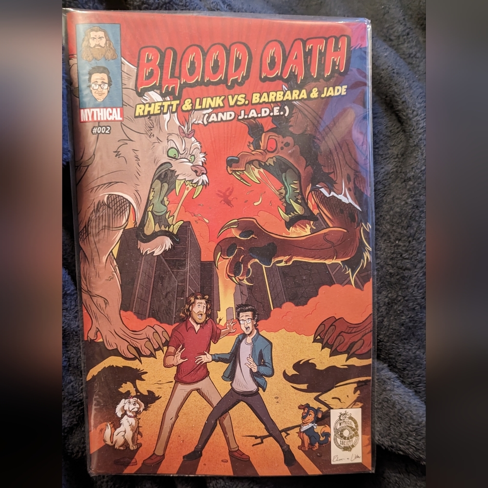 GMM Mythical Society Blood Oath comic Never Opened